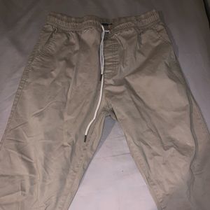 Men Khaki Joggers